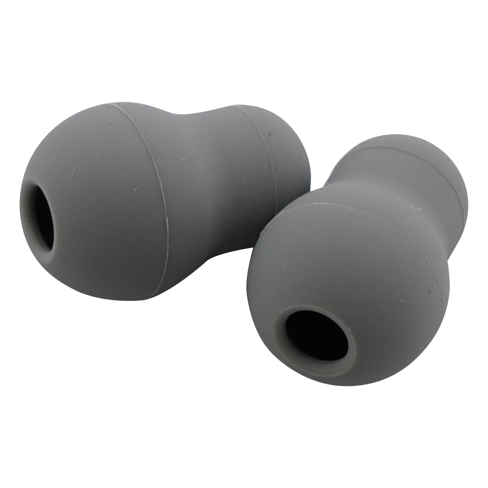 ナビス(アズワン) バイタルナビ聴診器 交換用ソフトイヤーピース グレー 大 1セット(ご注文単位1セット)【直送品】