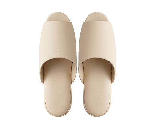 テンダイ ベーシックスリッパ ベージュ M A119707 1足(ご注文単位1足)【直送品】