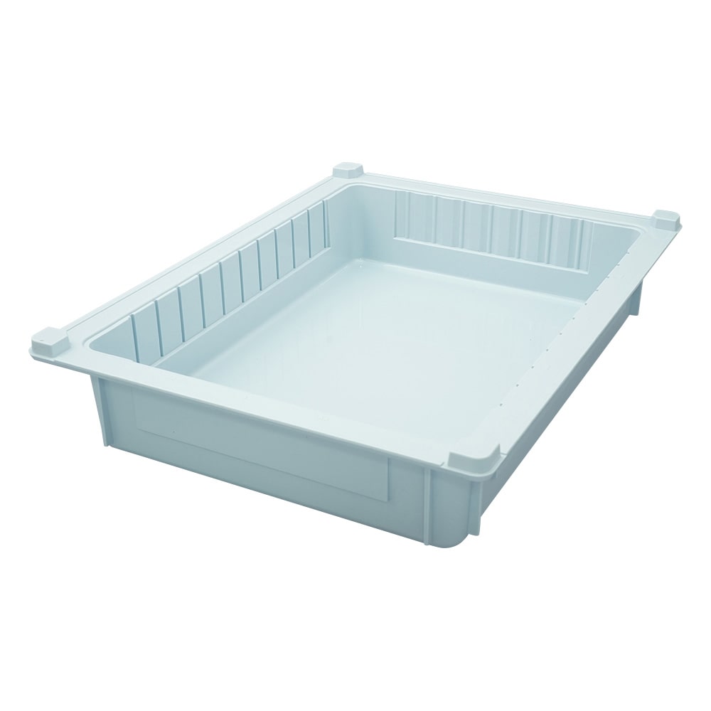 ナビス(アズワン) アルティア ハーフトレー ライトブルー 300×400×85 mm AHT-75BLV 1個(ご注文単位1個)【直送品】