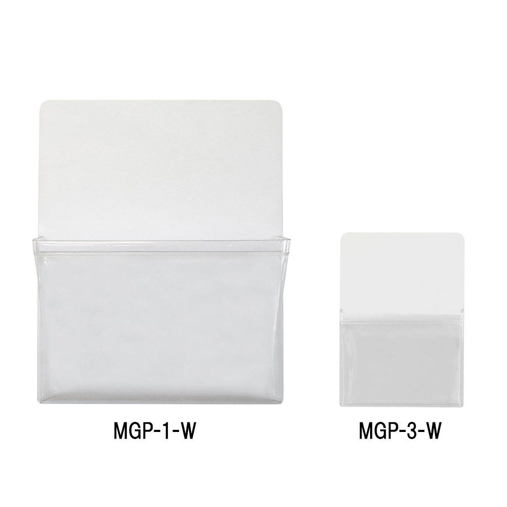 アズワン マグネポケット ハガキタテ MGP-3-W 1個(ご注文単位1個)【直送品】