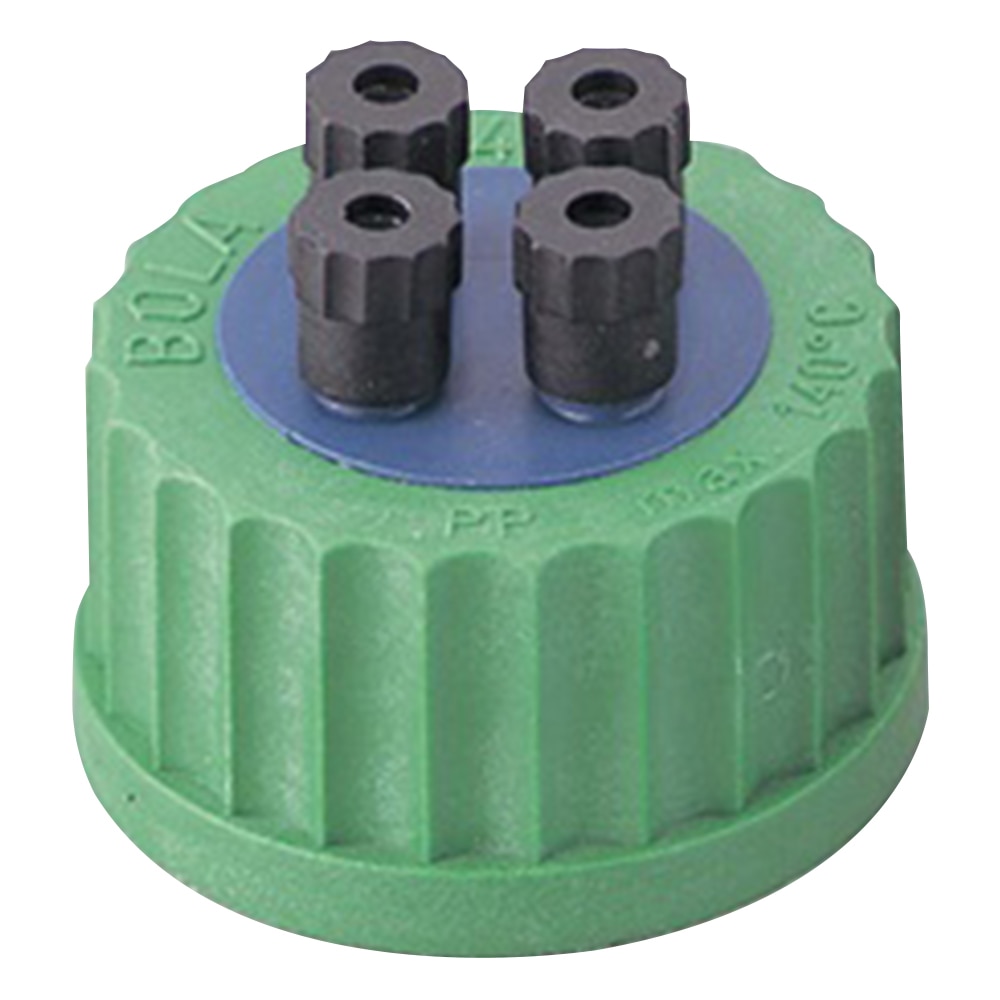 アイシス ねじ口瓶用キャップ（硬質チューブ用・GL45用）　バルブ無し　1個入　BL60608 1個（ご注文単位1個）【直送品】