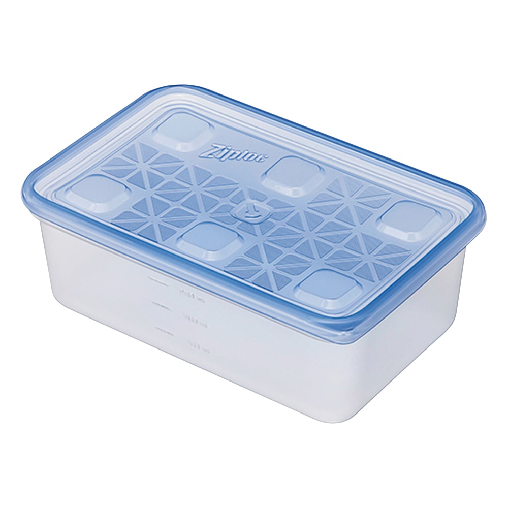 旭化成 ジップロック(R)コンテナー 長方 1900mL 1セット(ご注文単位1セット)【直送品】