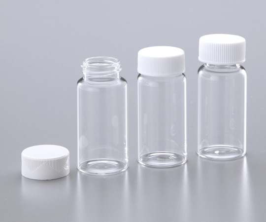 Fisher　Scientific ガラスシンチレーションバイアル （20mL） キャップ付き包装 PPキャップ/パルプ・アルミニウムライナー 1箱（100個×5箱入）　03-337-4 1箱（ご注文単位1箱）【直送品】