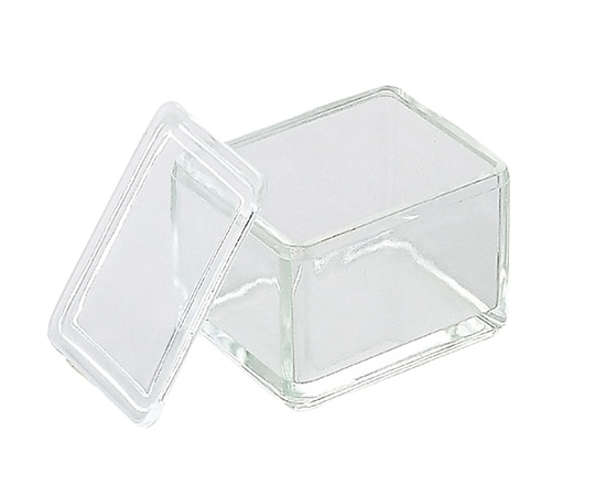 >アズワン 染色バット(ガラス) 20枚用 10130520 1個(ご注文単位1個)【直送品】