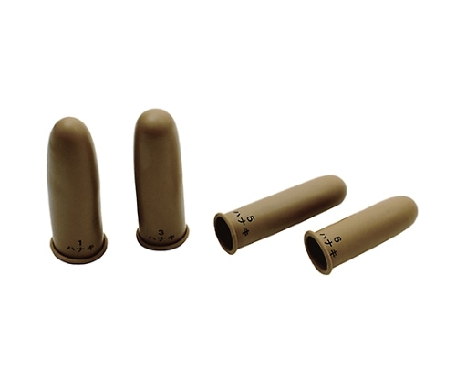 ハナキゴム タフブラウン（R）指サック  中長 20本×10箱　N-3 1箱（ご注文単位1箱）【直送品】