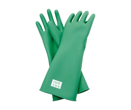 ハナキゴム 工業用手袋 ハナローブ 曲指型 No.406 1双(ご注文単位1双)【直送品】