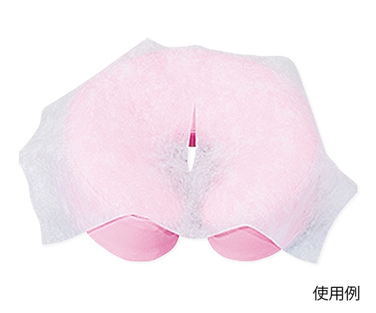 アズワン ディスポフェイスペーパー 切り目有 500枚入 TB-40-01 1箱(ご注文単位1箱)【直送品】