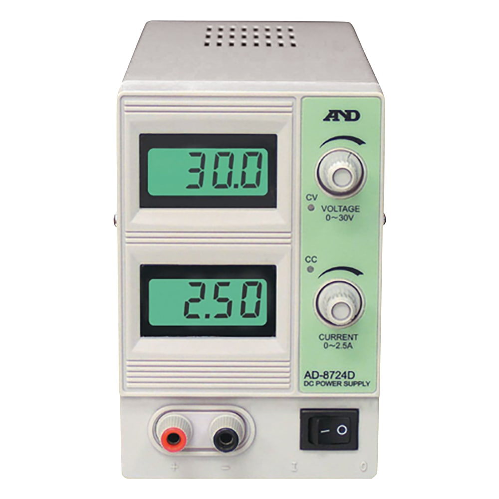 エー・アンド・デイ 直流安定化電源 AD872*シリーズ 20V-5A　AD-8722D 1台（ご注文単位1台）【直送品】