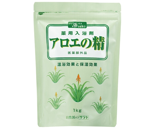 サラヤ 薬用入浴剤 アロエの精 1kg チャック付 26920 1個(ご注文単位1個)【直送品】
