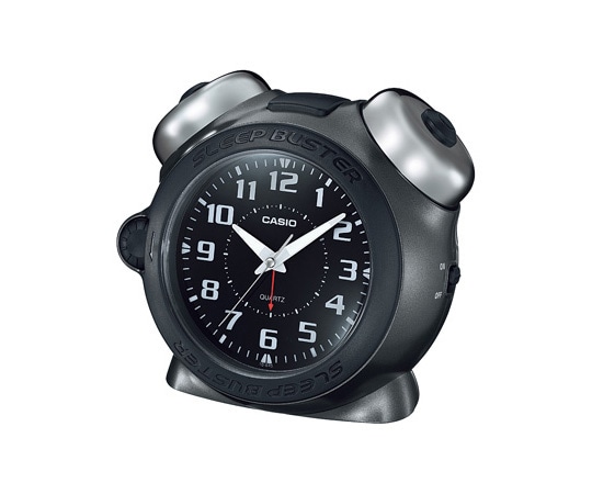 カシオ 大音量ベル音アラームクロック (メタリックダークグレー) TQ-645S-8BJF 1個(ご注文単位1個)【直送品】