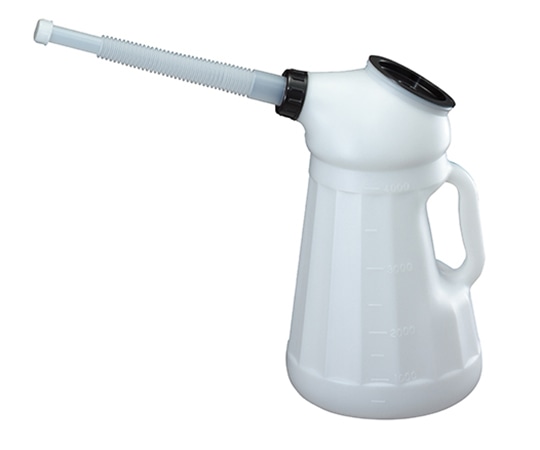 瑞穂化成工業 オイルジョッキ フタ付 4L 0153 1個(ご注文単位1個)【直送品】