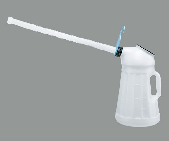 瑞穂化成工業 オイルジョッキ フタ付 5L ロングノズル 0154L 1個(ご注文単位1個)【直送品】