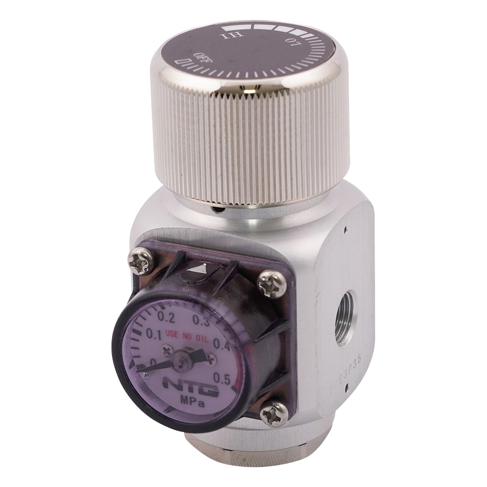 アズワン ポータブル高圧ガスボンベ用減圧弁 NR-24-2 1本(ご注文単位1本)【直送品】