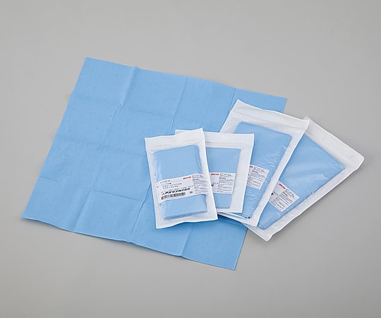 ナビス(アズワン) ブルードレープ(穴無し) 600×400mm 1袋(10パック入) RBD-6040NW 1袋(ご注文単位1袋)【直送品】