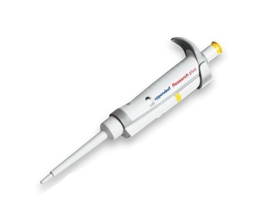 エッペンドルフ マイクロピペット リサーチプラスV 容量可変タイプ 20~200μL 3123000055 1本(ご注文単位1本)【直送品】