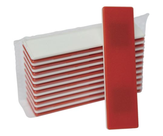 日本統計機 マグネット式両面名札22X82 10個入り S25-2 1パック(ご注文単位1パック)【直送品】