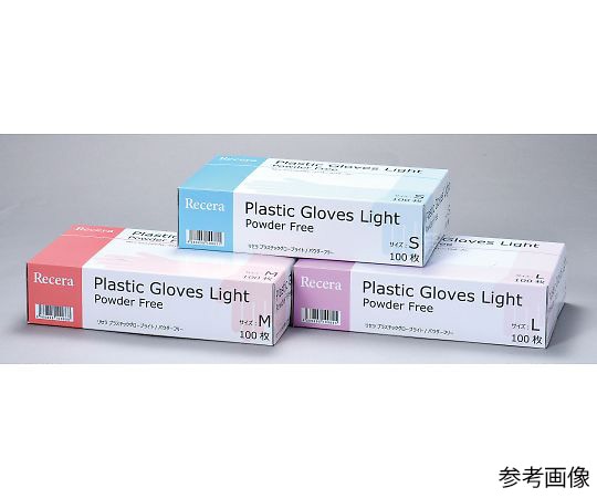 歯愛メディカル リセラ　プラスチックグローブLight　粉無　L　100枚入　65031 1箱（ご注文単位1箱）【直送品】