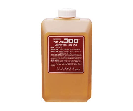 サラヤ うがい薬コロロ1L部外品　12832 1個（ご注文単位1個）【直送品】