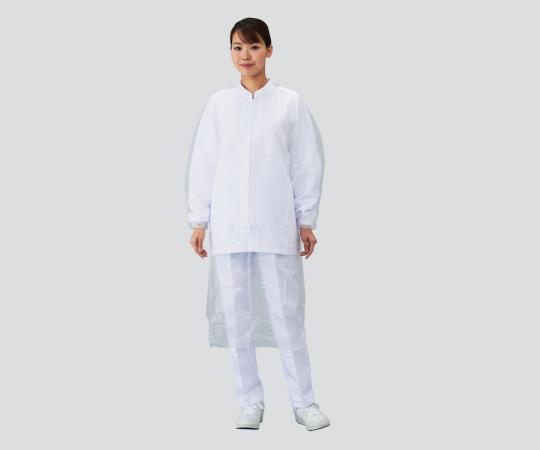 アズワン SFポリエチエプロン(袖付)　クリア　1箱(10枚入)　 1箱（ご注文単位1箱）【直送品】