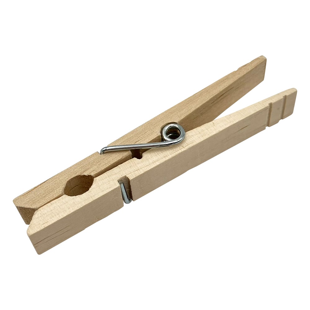 アズワン ラボ用クリップ 1箱(5個入) 木製 L 1箱(ご注文単位1箱)【直送品】