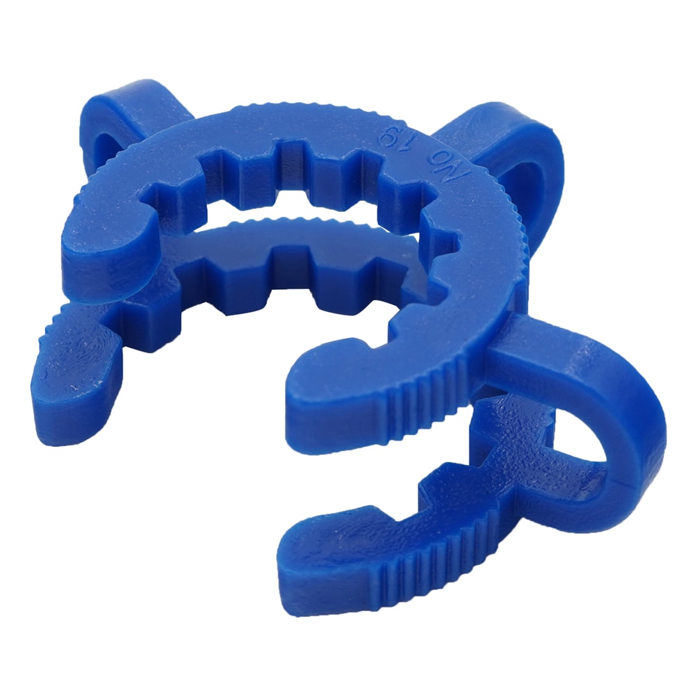 アズワン コニカルヘッドクリップ 青 適合スリ部上径:19mm C18960019E 1個(ご注文単位1個)【直送品】