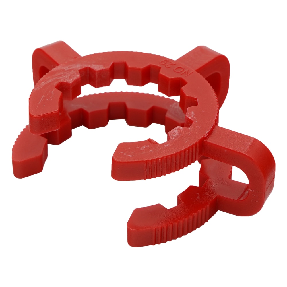 アズワン コニカルヘッドクリップ 赤 適合スリ部上径:29mm C18960029E 1個(ご注文単位1個)【直送品】