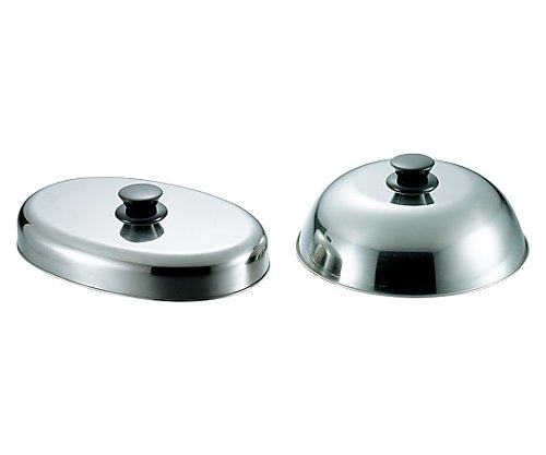 クローバー 18-8　ステーキカバー　丸型　小　10017438 1個（ご注文単位1個）【直送品】