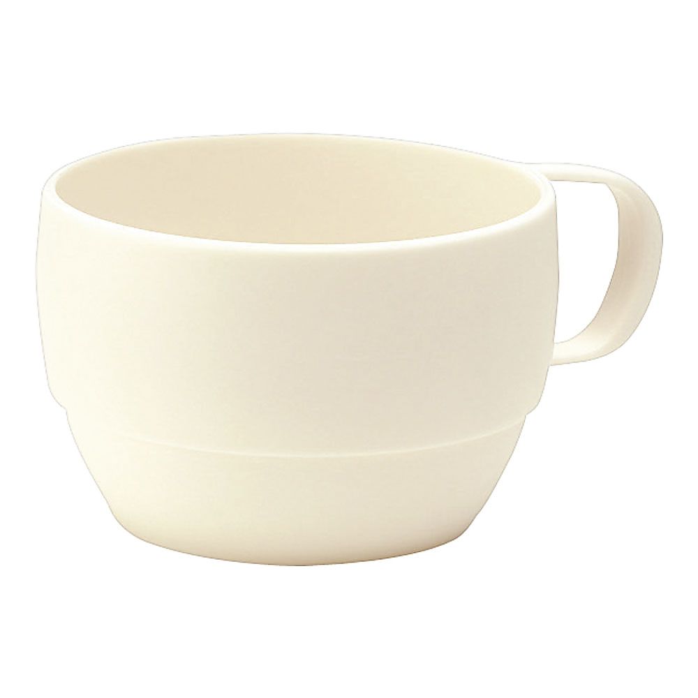イノマタ化学 レンジスープカップ アイボリー RRN0103 1個(ご注文単位1個)【直送品】