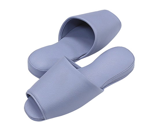 ストロング スリッパ(抗菌カラーテンダー・6足入) 前開き ブルー 1袋(ご注文単位1袋)【直送品】