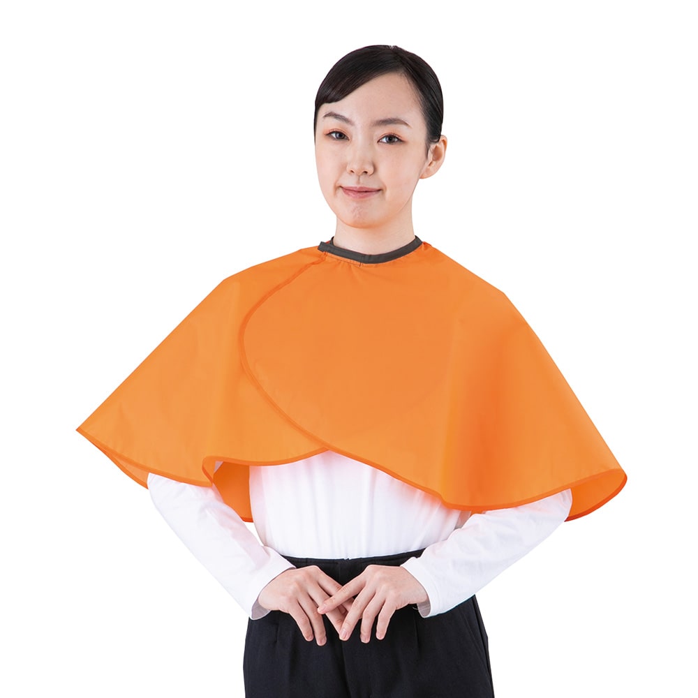 アズワン シャンプーケープ(ジャブクッション)オレンジ 3730-3 1枚(ご注文単位1枚)【直送品】