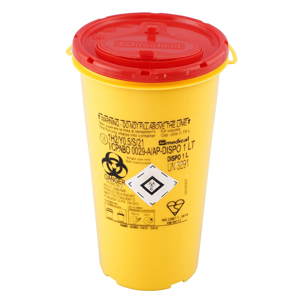 アズワン ディスポシャープスコンテナー 1L 1個　DISPO 1 1個（ご注文単位1個）【直送品】