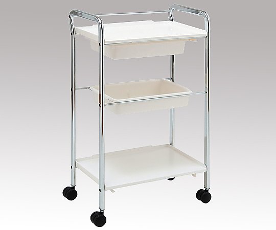 フィフティ・ヴィジョナリー ワゴン 495×330×870mm ホワイト NVW-WH 1台(ご注文単位1台)【直送品】