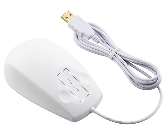 ナビス(アズワン) 有線マウス 抗菌仕様 Mou-WD 1個(ご注文単位1個)【直送品】