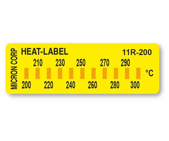ミクロン ヒートラベル(不可逆性)11点表示 1ケース(10枚入) 11R-200 1ケース(ご注文単位1ケース)【直送品】