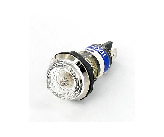 サトーパーツ ネオンブラケット ダイヤカット型 AC100V~125V 透明 BN-23-1-C 1個(ご注文単位1個)【直送品】