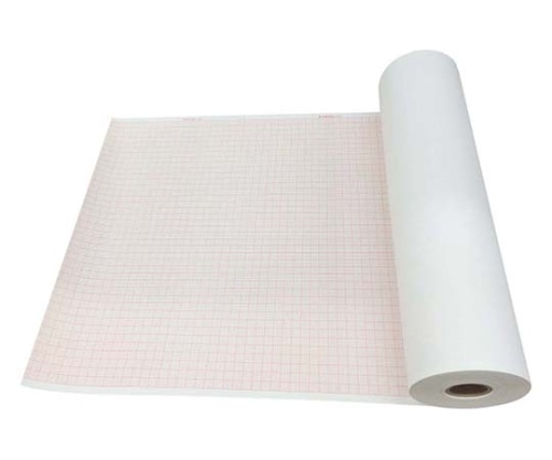 国際チャート 心電図記録紙 210mm巾 全長30m 1箱(5巻入) MRC69-KC 1箱(ご注文単位1箱)【直送品】