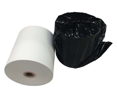 国際チャート 再来受付機用感熱ロール紙 80mm巾 全長75m 1箱(10巻入) A-80-KC 1箱(ご注文単位1箱)【直送品】