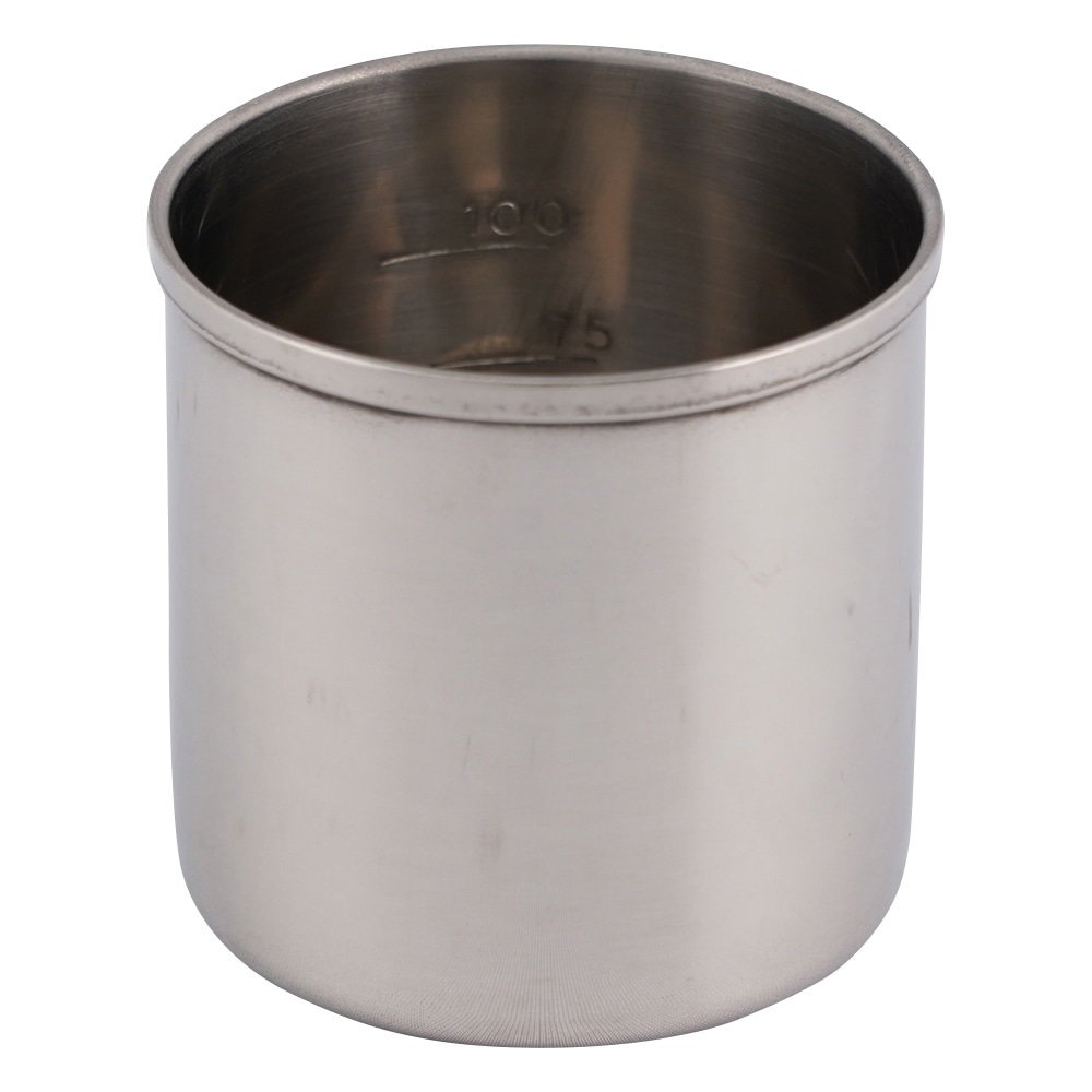 アズワン 目盛付き万能壺(蓋無し) 125mL U-61 1個(ご注文単位1個)【直送品】