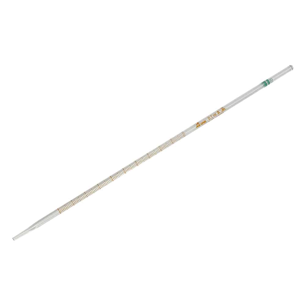 アズワン 中間メスピペット 0.1mL 1本(ご注文単位1本)【直送品】