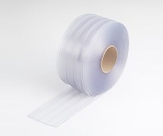 アズワン 食品工場用ビニールカーテンシート 巾200mm×長さ30m ブルー 透明ブルーシート200 1巻(ご注文単位1巻)【直送品】