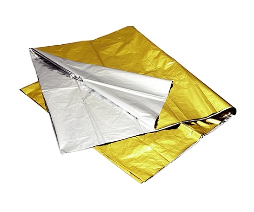 旭電機化成 非常用携帯アルミブランケット ABO-09 1個(ご注文単位1個)【直送品】