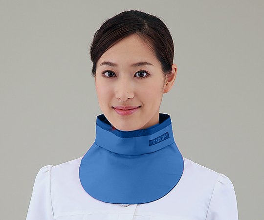 アズワン X線防護衣カラー (classic) ブルー KNECK-LE035 1枚(ご注文単位1枚)【直送品】