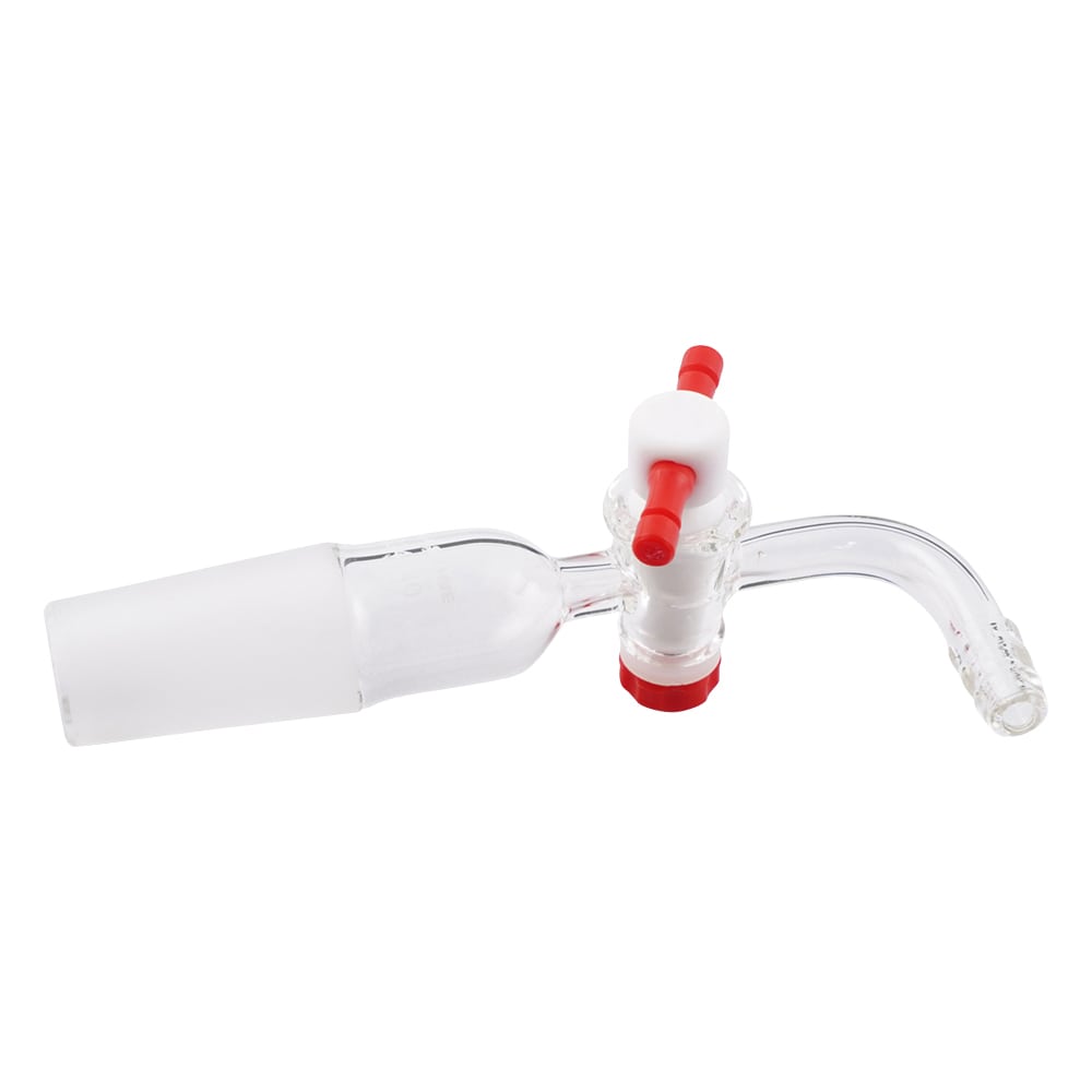 >アズワン 排気管 曲管 PTFEコック VCF2440 1個(ご注文単位1個)【直送品】