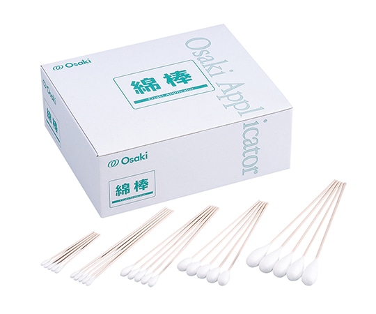 オオサキメディカル オオサキ綿棒　0815　8mm　（綿直径）　150mm　（軸長）　50本入×10袋　33102 1箱（ご注文単位1箱）【直送品】