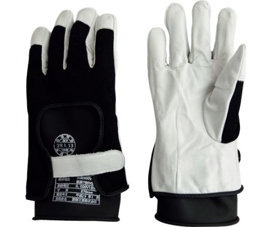 渡部工業 低圧ゴム手袋用革カバー(薄手タイプ専用) 739 1双(ご注文単位1双)【直送品】