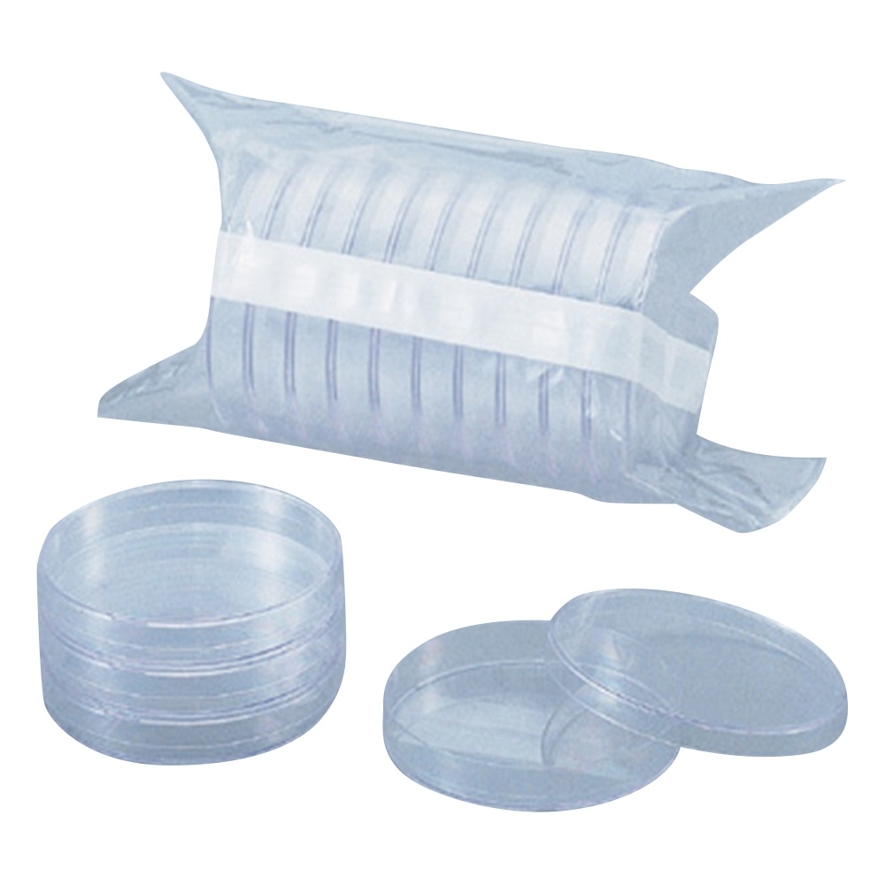 アズワン CHICシャーレ φ90mm×15mm 10枚×50袋 1箱(ご注文単位1箱)【直送品】