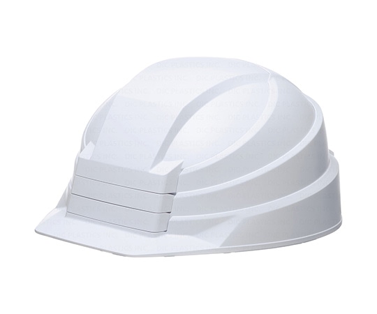 DICプラスチック 折りたたみ式ヘルメット IZANO2 ホワイト AA21-W 1個(ご注文単位1個)【直送品】