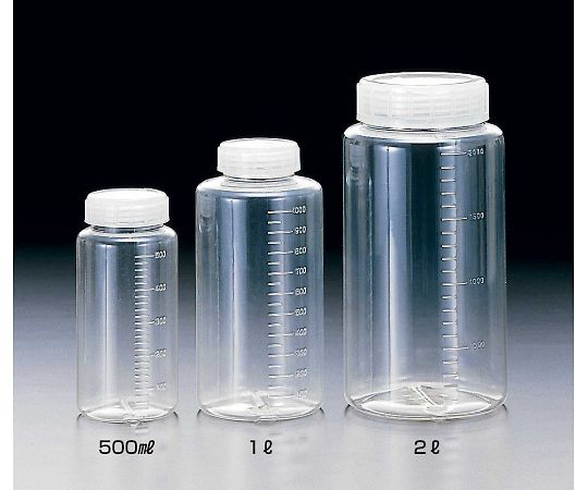 サンプラテック サンプラR　クリアー広口ボトル　250mL　02014 1本（ご注文単位1本）【直送品】