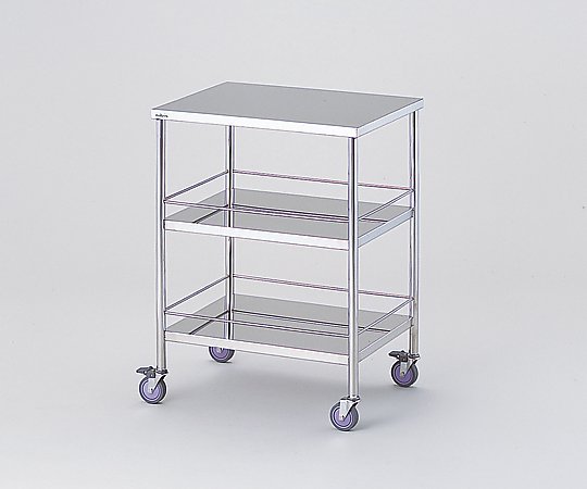 ナビス(アズワン) エコノミー回診車 3段 600×450×800mm KWC3 1台(ご注文単位1台)【直送品】