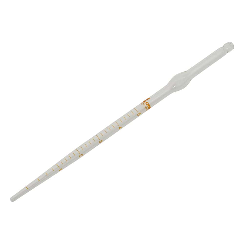 アズワン 駒込ピペット 5mL 1本(ご注文単位1本)【直送品】